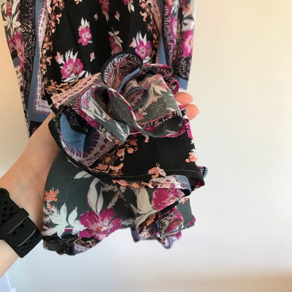 Free People Stevie Floral Lace Trim Maxi Dress - Picture 8 of 8